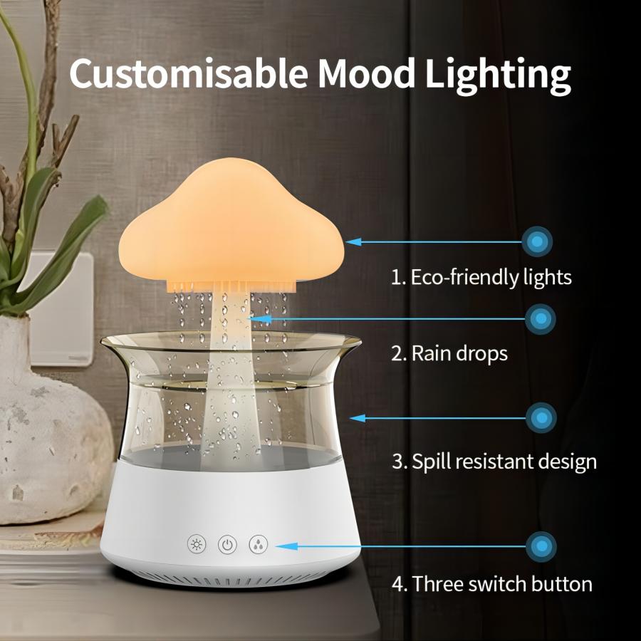 Female fusion™-Relax Cloud Rain Diffuser Humidifier