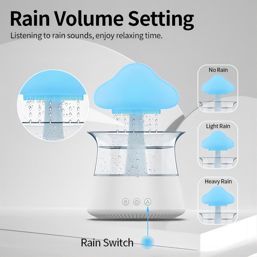 Female fusion™-Relax Cloud Rain Diffuser Humidifier