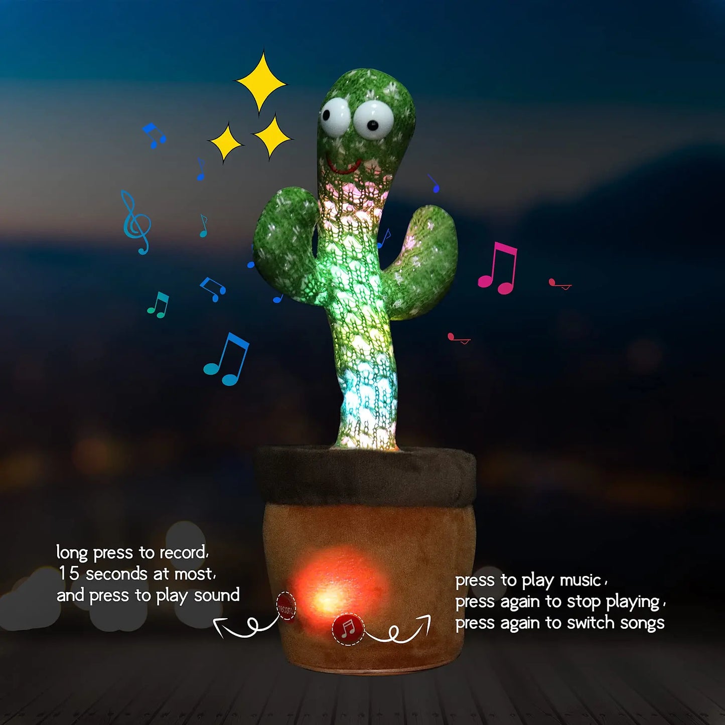 Female fusion™-Cacto Dancing Cactus Plush Toy