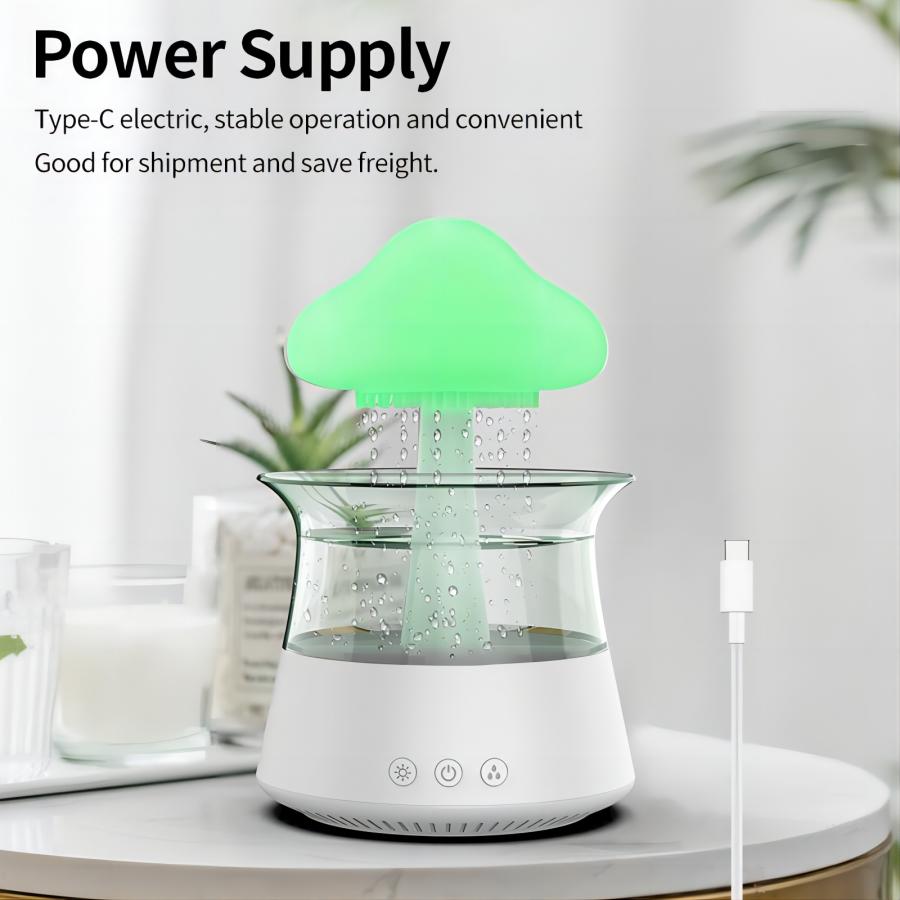 Female fusion™-Relax Cloud Rain Diffuser Humidifier