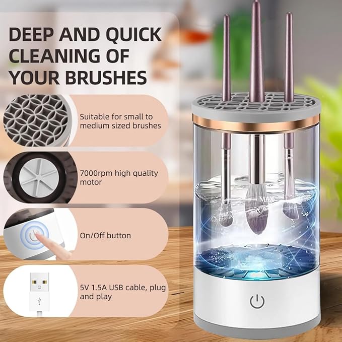 Female fusion™-Electric Makeup Brush Cleaner