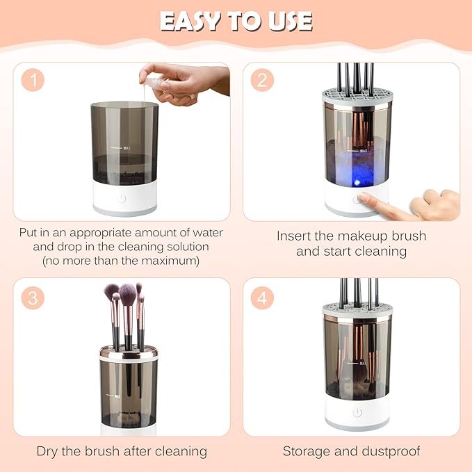 Female fusion™-Electric Makeup Brush Cleaner