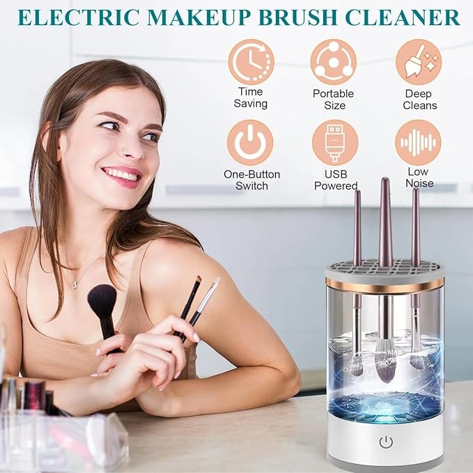 Female fusion™-Electric Makeup Brush Cleaner