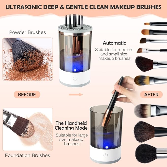 Female fusion™-Electric Makeup Brush Cleaner