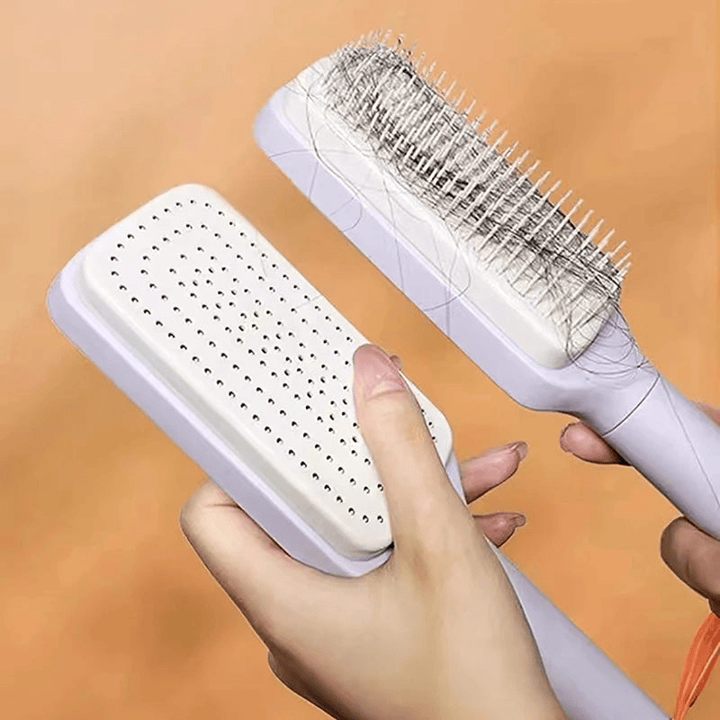 Female fusion™-SELF CLEANING HAIR COMB (IMPORTED)