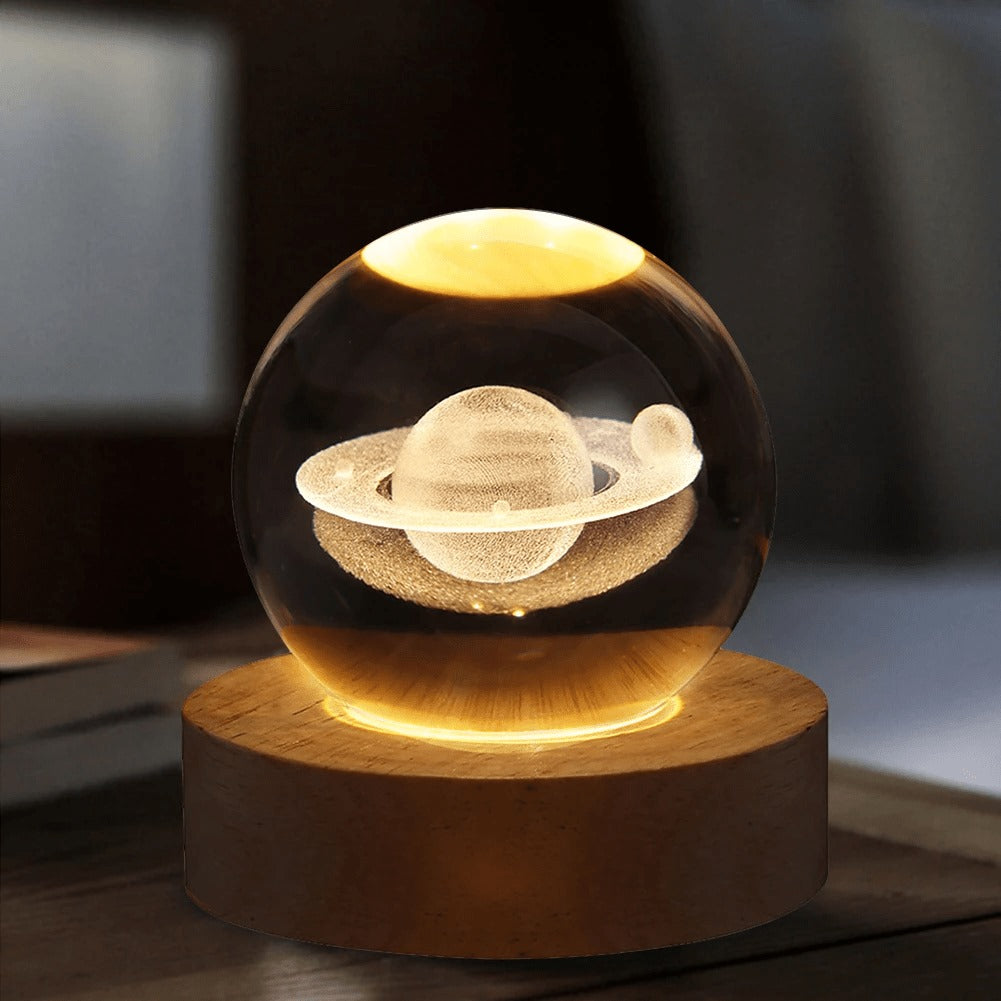 Female fusion™-Night Light Galaxy Crystal Ball Lamp