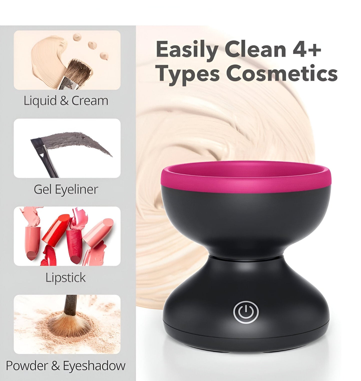 Female fusion™-Electric Makeup Brush Cleaner Ultra